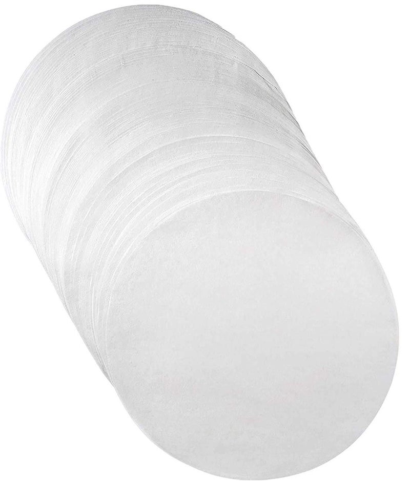 Winerming Non-Stick Round Parchment Paper- 6 inch - 100 Eco-Friendly Pack - Baking Paper Liners for Round Cake Pans Circle Cheesecake, Cooking, Air Fryer - Image 1